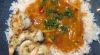 Thai red curry with shrimp spicy