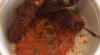 Thai red curry chicken bowl spicy